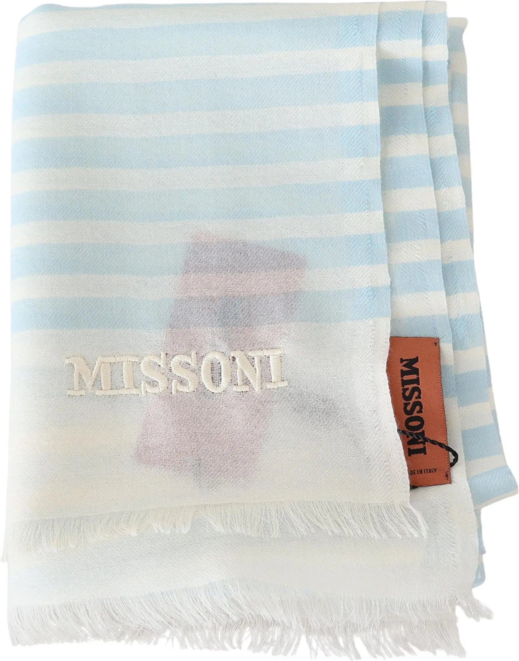 Шарф Missoni Элегантный кашемировый шарф с линейным дизайном