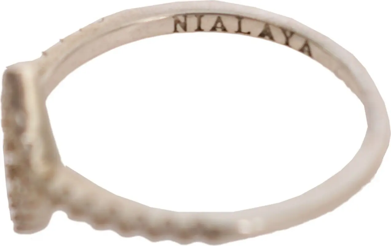 Кольцо Nialaya Jewelry Серебряный Ромб