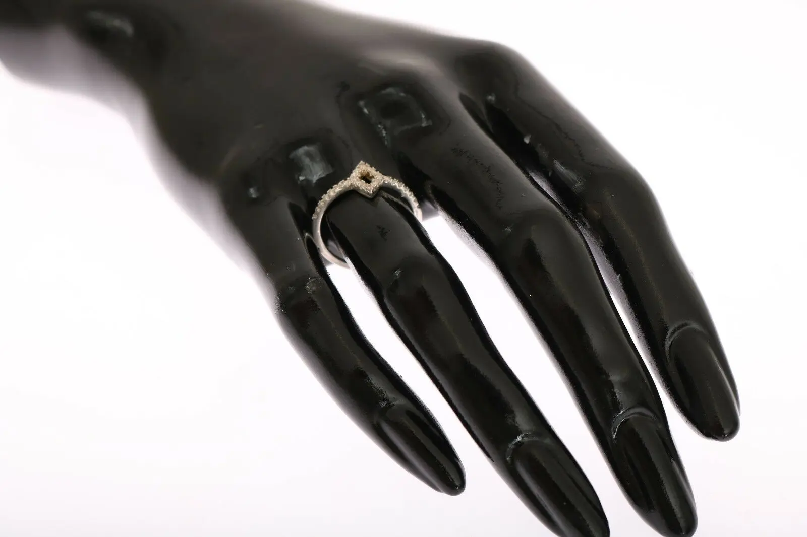 Кольцо Nialaya Jewelry Серебряный Ромб