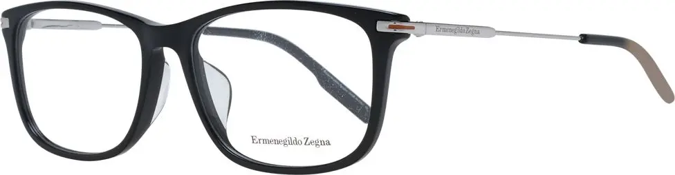 Черная пластиковая оправа для очков Ermenegildo Zegna