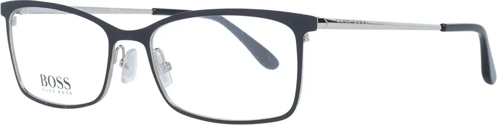 Черная металлическая оправа для очков Hugo Boss