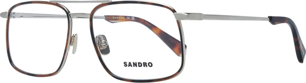 Коричневая металлическая оправа для очков Sandro
