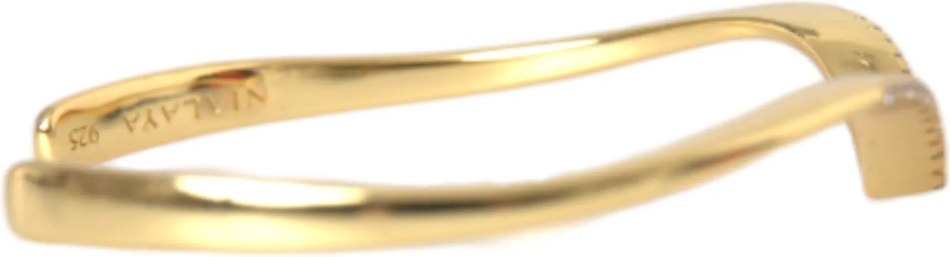 Браслет Nialaya Jewelry Skyfall Arched Wing Cuff