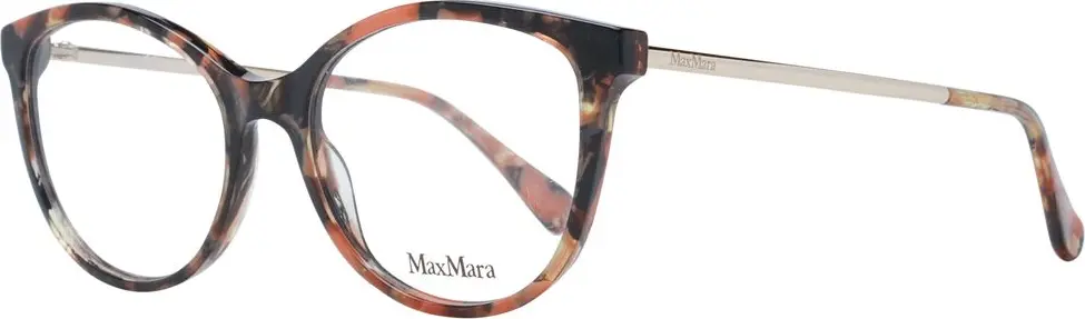 Коричневые пластиковые очки (оправа) Max Mara