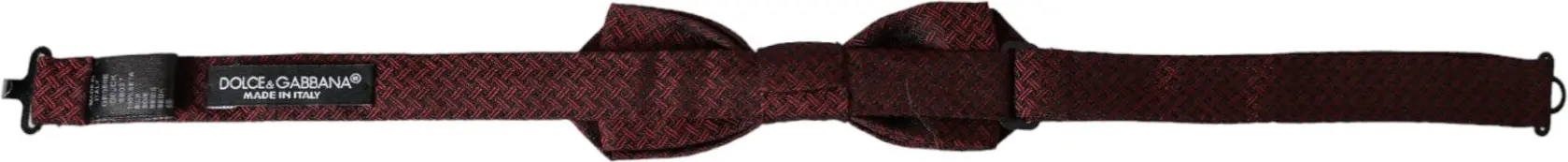 Галстук-бабочка Dolce & Gabbana Красный Шелковый Фантазия