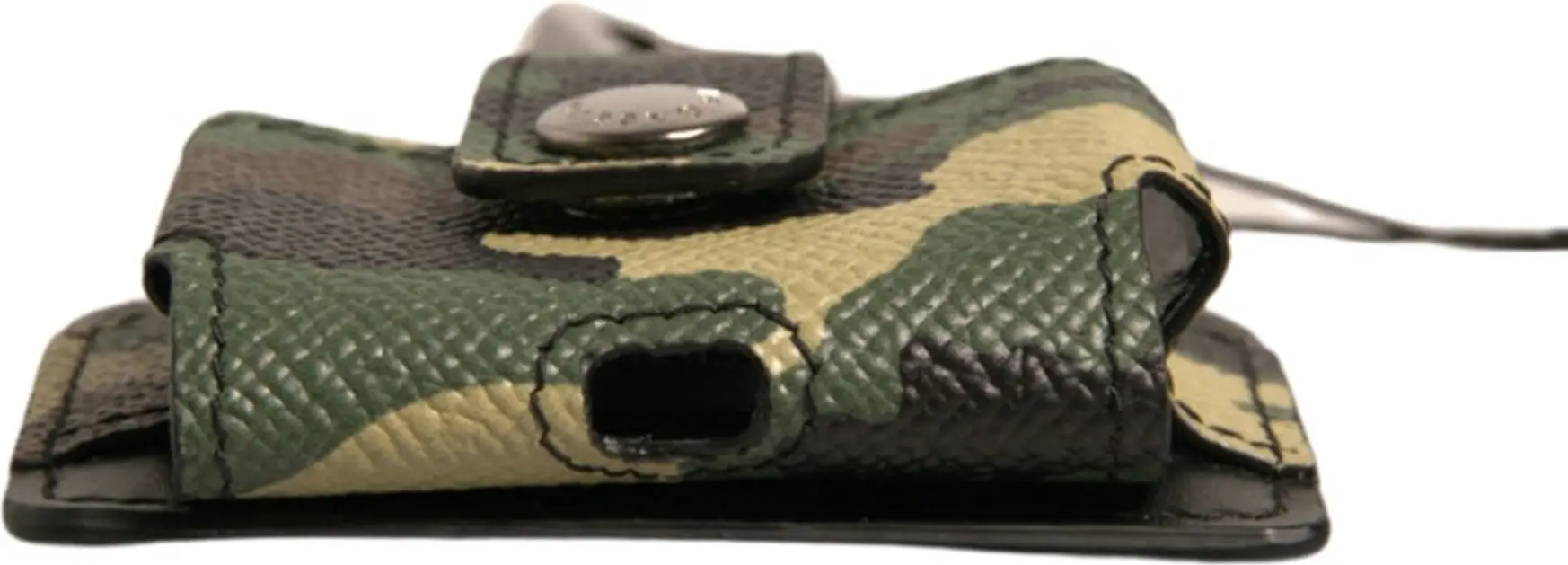 Чехол Dolce & Gabbana Multicolor Camouflage из натуральной кожи для Airpods