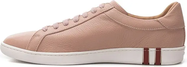 Кроссовки Bally Розовые Кожаные Низкие