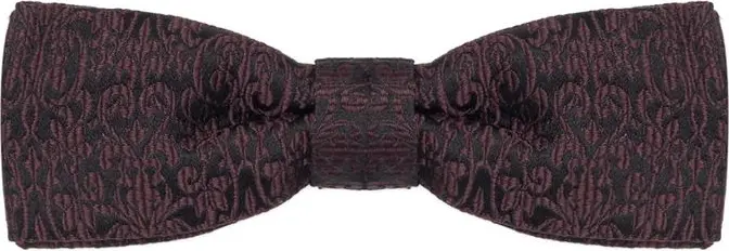 Галстук-бабочка Dolce & Gabbana Черный шелк