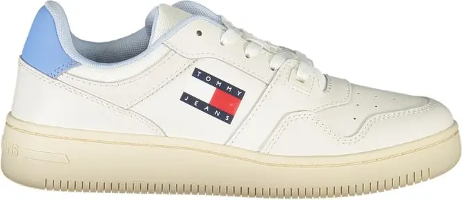 Белые кожаные женские кроссовки Tommy Hilfiger