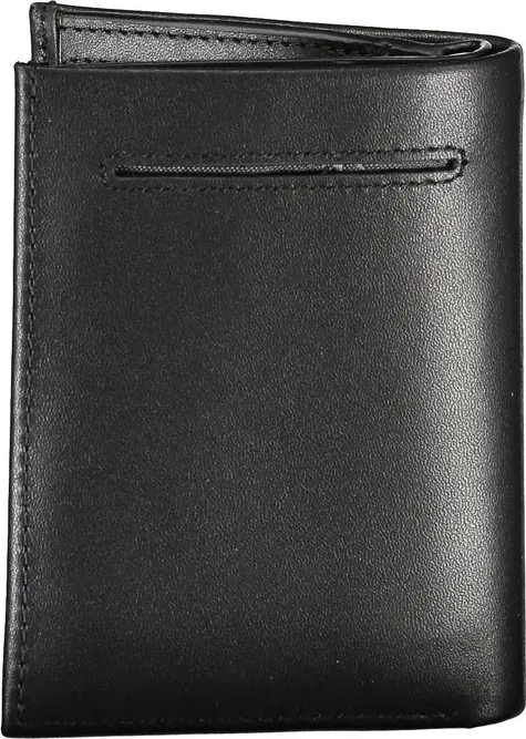 Кошелек Calvin Klein Sleek Black Leather RFID