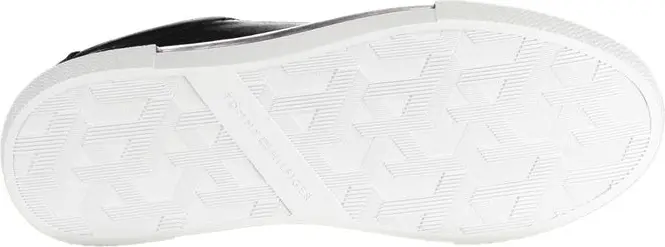 Черные кожаные кроссовки Tommy Hilfiger
