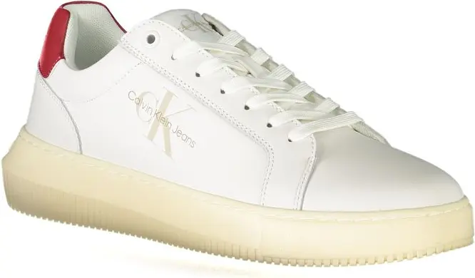 Кроссовки Calvin Klein Bianco из кожи мужские