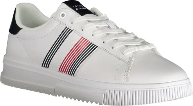 Белые кроссовки Tommy Hilfiger из полиэстера