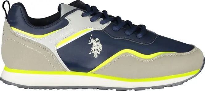 Синие кроссовки U.S. Polo Assn. из полиэстера