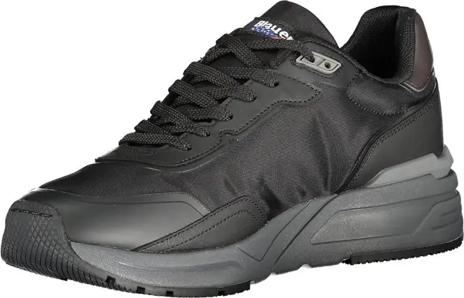 Blauer Черные кроссовки из полиэстера