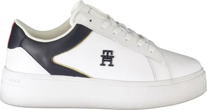 Белые кроссовки Tommy Hilfiger из полиэстера