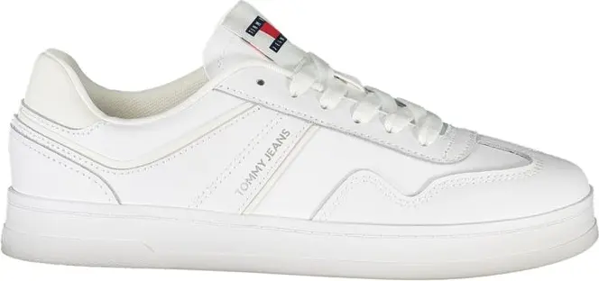 Белые полиэтиленовые женские кроссовки Tommy Hilfiger