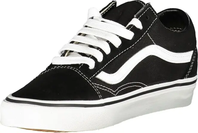 Кроссовки Vans Черная кожа Мужские кроссовки