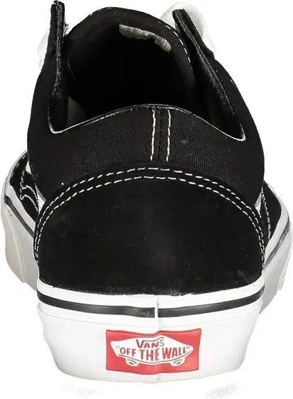 Кроссовки Vans Черная кожа Мужские кроссовки