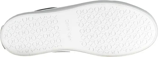 Черные кожаные женские кроссовки Calvin Klein