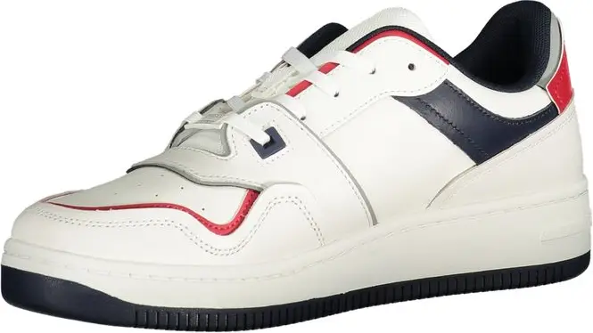 Кроссовки Tommy Hilfiger Белая Кожа Мужские Кроссовки