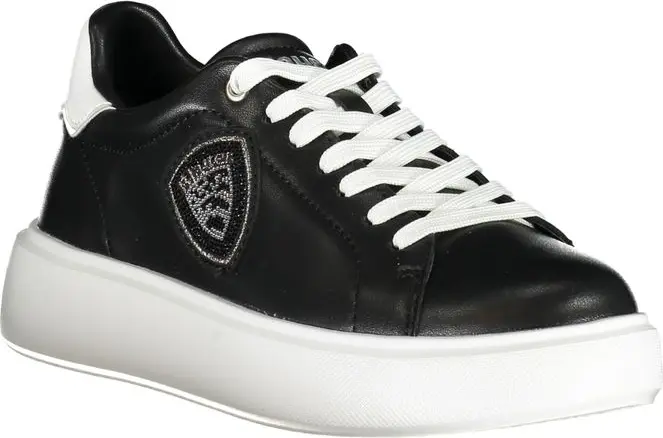 Кроссовки Blauer Черная кожа Женские