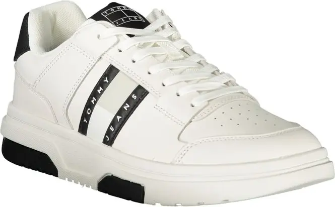 Белые мужские кроссовки Tommy Hilfiger из полиэтилена
