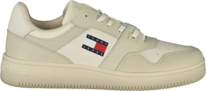 Кроссовки Tommy Hilfiger Бежевая Кожа Мужские Кроссовки