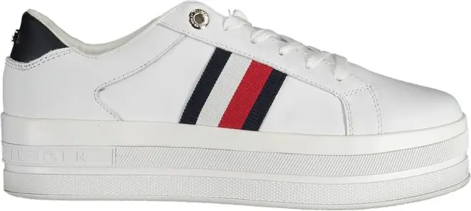 Белые полиэстеровые кроссовки Tommy Hilfiger