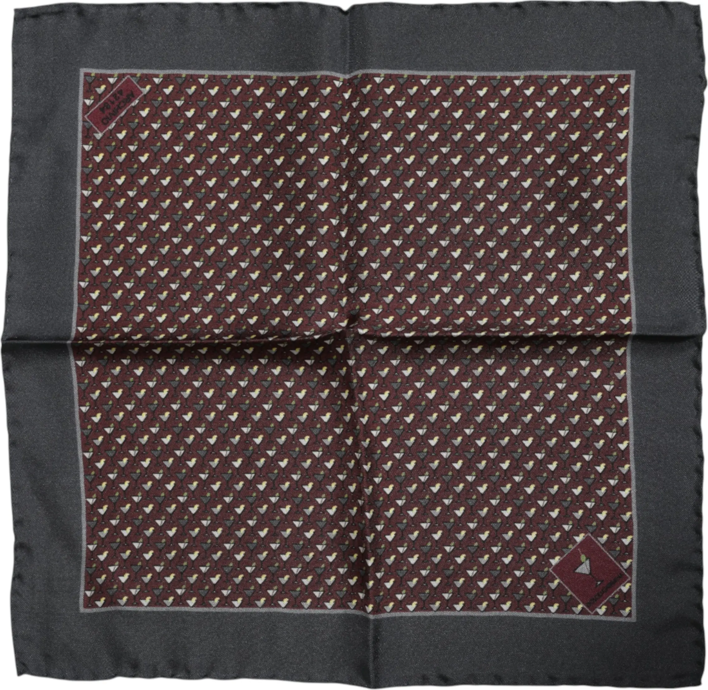 Платок-шарф Foulard Dolce & Gabbana Марсала Коктейль