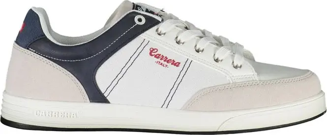 Белые кроссовки Carrera из полиэстера