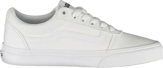Белые полиэстеровые кеды Vans