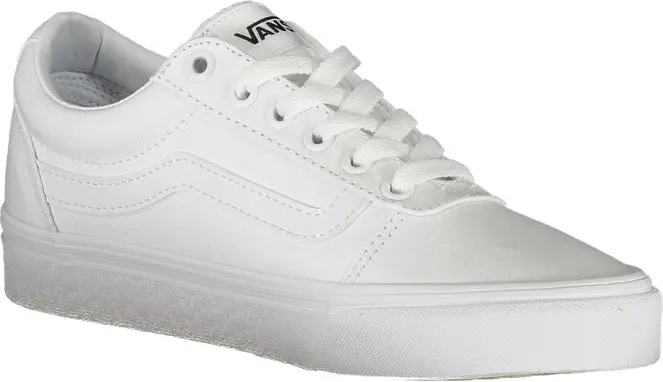 Белые полиэстеровые кеды Vans