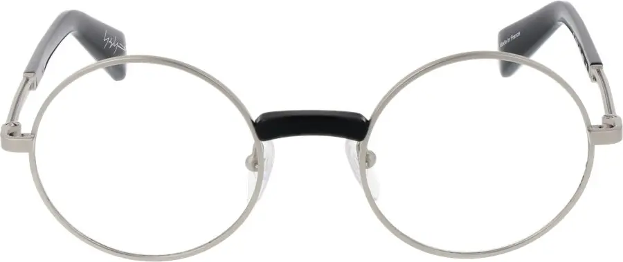 Серебряные металлические очки (оправа) Yohji Yamamoto