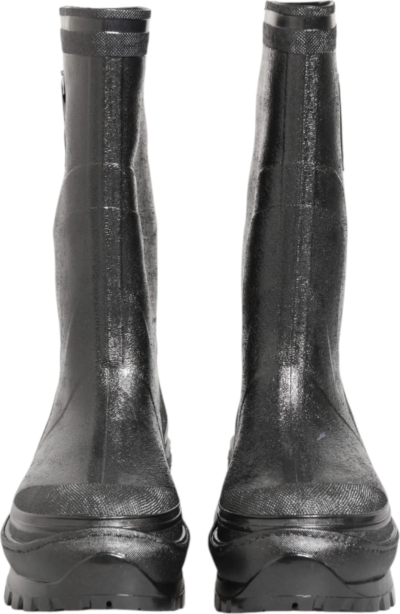 Резиновые сапоги Dolce & Gabbana Metallic Black