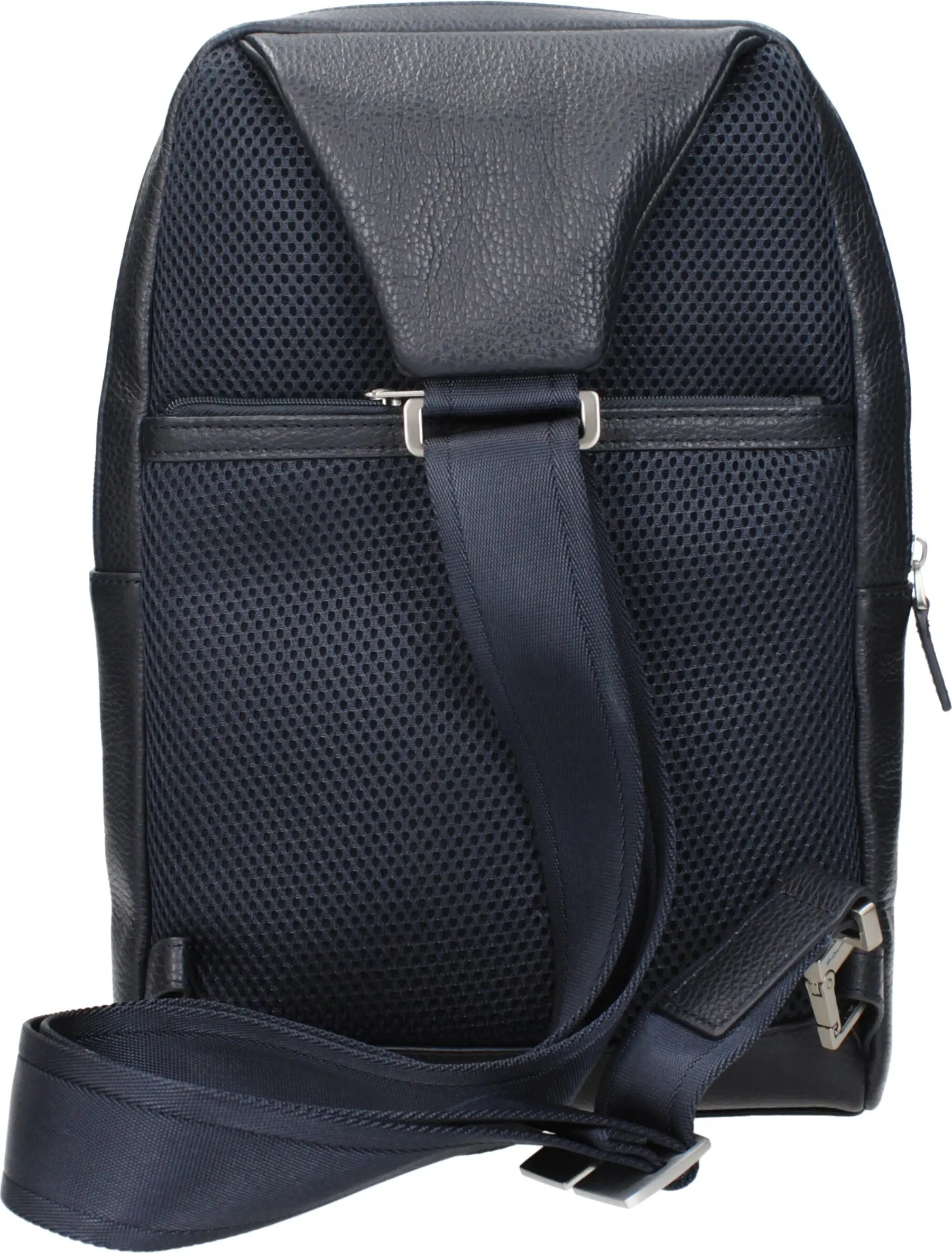 Сумка через плечо Piquadro Blue Leather