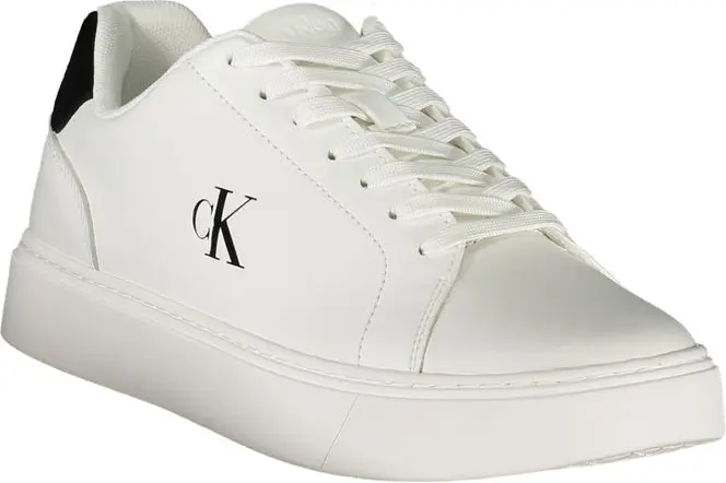 Кеды Calvin Klein из белой кожи