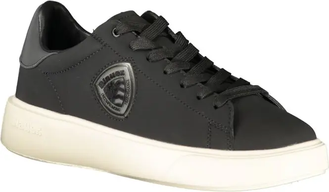 Кроссовки Blauer Черная кожа Мужские