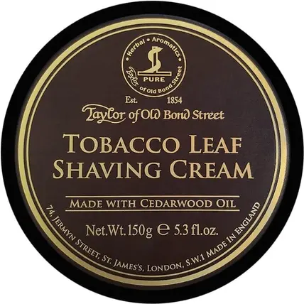Крем для бритья Taylor Of Old Bond Street Tobacco Leaf