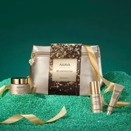 Набор по уходу за лицом Ahava Surprise Me с увлажняющей сывороткой с концентратом Osmoter 30 мл, разглаживающим кремом Crystal Osmoter x6 50 мл и осветляющей сывороткой для глаз с концентратом Osmoter 15 мл