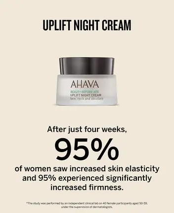 Крем Ahava Uplift Ночной Крем Уменьшение Морщин Борьба с Признаками Старения