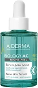 Сыворотка A-Derma Biology Ac для обновления кожи с ночным пилингом