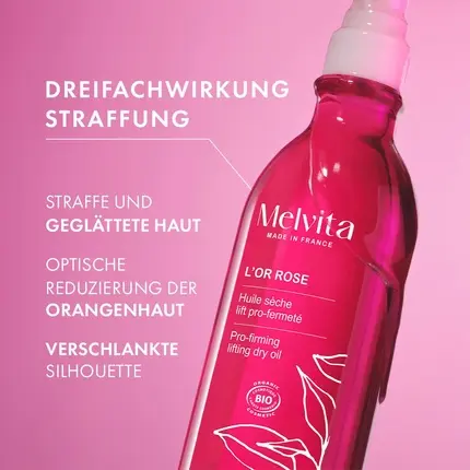 Сухое масло Melvita Rose Gold Lift
