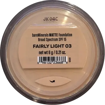 Тональная основа SPF 15 Матовая Тональная основа Bare Minerals