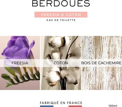 Eau De Toilette Berdoues Freesia & Cotton