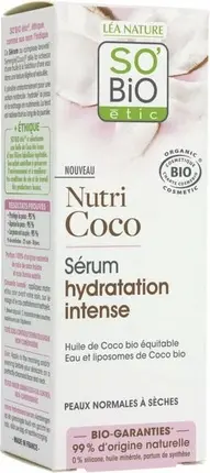 Сыворотка Sobio Etic Nutri Coco Intense Hydration Serum