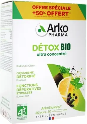 Ампулы Arko Pharma Arkofluides Detox Bio