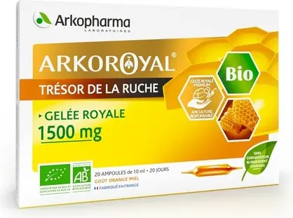 Витаминная сыворотка Arko Pharma Arkopharma Ark Royal Jelly Royale 1500мг Органическая