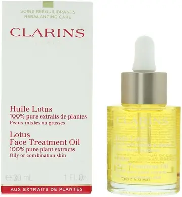 Масло для лица Clarins Lotus Face Treatment Oil