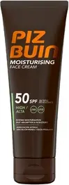 High Protection Sunscreen Piz Buin Moisturising Cream Facial Spf50